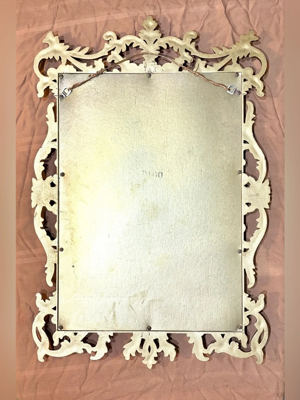 Vintage- 🖤 1950s Turner Wall Accessory Gothic Ornate Baroque Mirror - Model P100